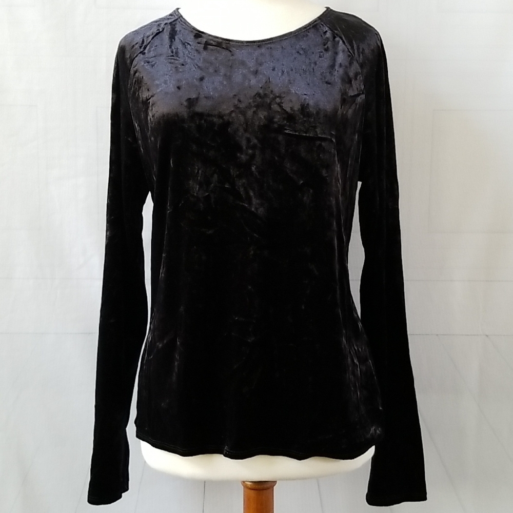 Weekday Kyra Velvet Top